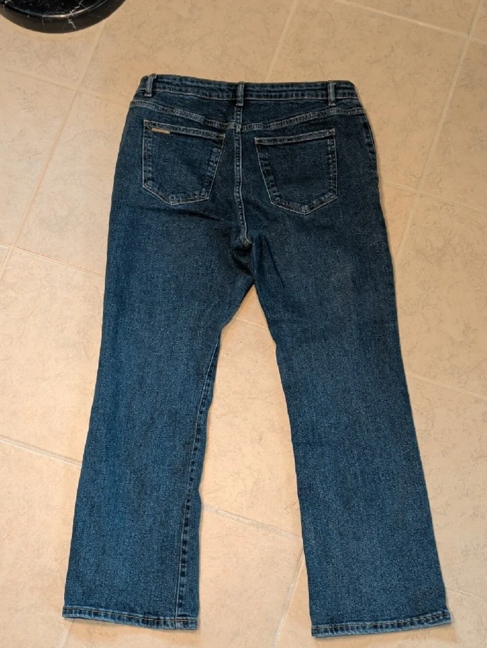 Michael Kors Dark Blue Flared Jeans Women